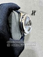 Hublot Classic Fusion 45 mm Gray Dial With Gray Leather Strap Copy - Image 2