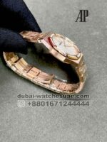 Audemars Piguet Royal Oak 33 mm White dial With Stoned Bezel Rose Gold Bracelet - Image 2