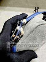 Hublot Classic Fusion Chronograph Blue With Rubber Strap Copy - Image 3