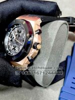 Audemars Piguet Royal Oak Offshore Chronograph selfwinding? 26238OK.OO.A002CA.01 Gray Dial Black Bezel Rose Gold Case With Black Rubber Strap - Image 3