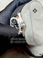 Patek Philippe Ladies 5267/200 A Black Dial With Stoned Bezel  and Black Rubber  Strap - Image 3