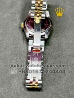 Rolex 31 mm Date Just two tone ,Gray dial,Rosegold color , Roman Number - Image 3