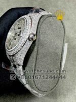 ROLEX DATEJUST 41 OYSTER FULLY? ICED OUT WITH ROMAN NUMERALS Copy - Image 3