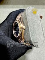 Rolex Day Date 36 mm light blue Dial diamond numeric and Flutted Bezel with Rose Gold Bracelet Copy - Image 3