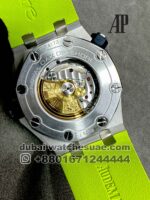 Audemars Piguet Royal Oak Offshore Diver 41 mm Lemon Green Dial With Rubber Strap Copy - Image 3