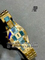 Audemars Piguet Royal Oak Offshore Chronograph Blue dial With Gold Sub dial Copy - Image 4
