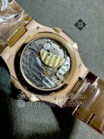 Patek Philippe Nautilus 5712/1R Moon,Gray Dial and Bezel with Gold Plated Bracelet Copy - Image 4