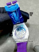 Audemars Piguet Royal Oak Concept ?Black Panther? Flying Tourbillon?Ref: 26620IO.OO.D077CA.01 Purple Rubber Strap - Image 4