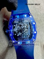 Richard Mille? 055 Blue Sapphire with Blue Strap  Copy - Image 4
