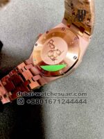 Audemars Piguet Royal Oak 33 mm White dial With Stoned Bezel Rose Gold Bracelet - Image 5