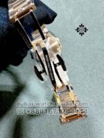 Patek Philippe? 7010/1R-013 Ladies? 34 mm Purple Dial Stonned Bazel With Rose gold Bracelet Copy - Image 5