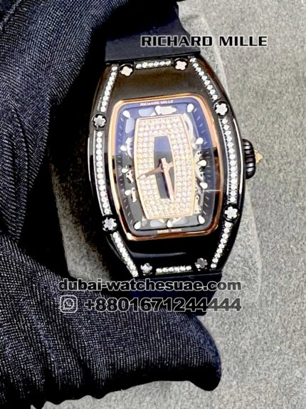 Ladies Richard Mille Black Replica Watch – Luxury Look for Women