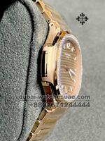 Patek Philippe Ladies 35 mm Rose Gold Dial Stoneworked Bezel - Image 2