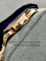 Patek Philippe Ladies 35 mm Rose Gold Dial Stoneworked Bezel - Image 3
