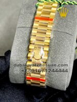 Datejust 31 Mother of Pearl Butterfly Diamond Dial Ladies President Replica Watch - Image 4