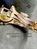 Patek Philippe Ladies 35 mm Rose Gold Dial Stoneworked Bezel - Image 5