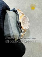 Rolex 31 mm Date Chocolate Dial? With Roman Nemeric Stoned Bezel? ?Oyster? Two Tone Bracelet Copy - Image 2