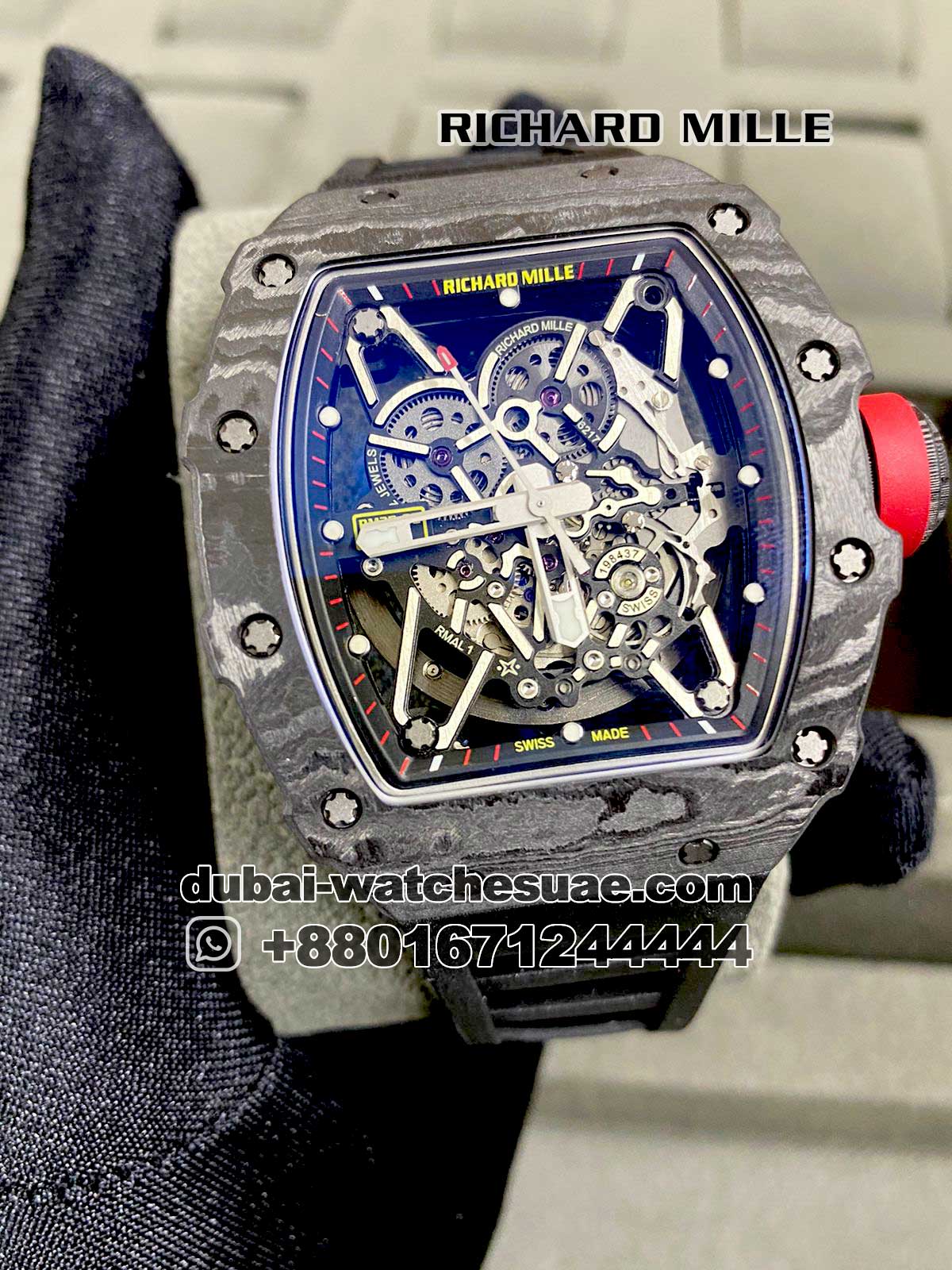 22.jpg Richard Mille 35-02 Rafa Translucent Black Replica - Image 1