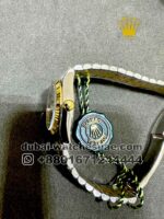 Rolex 31 mm Date Gray Dial? With Roman? Numeric Flutted Bezel? Jubilee Two Tone Bracelet Copy - Image 3