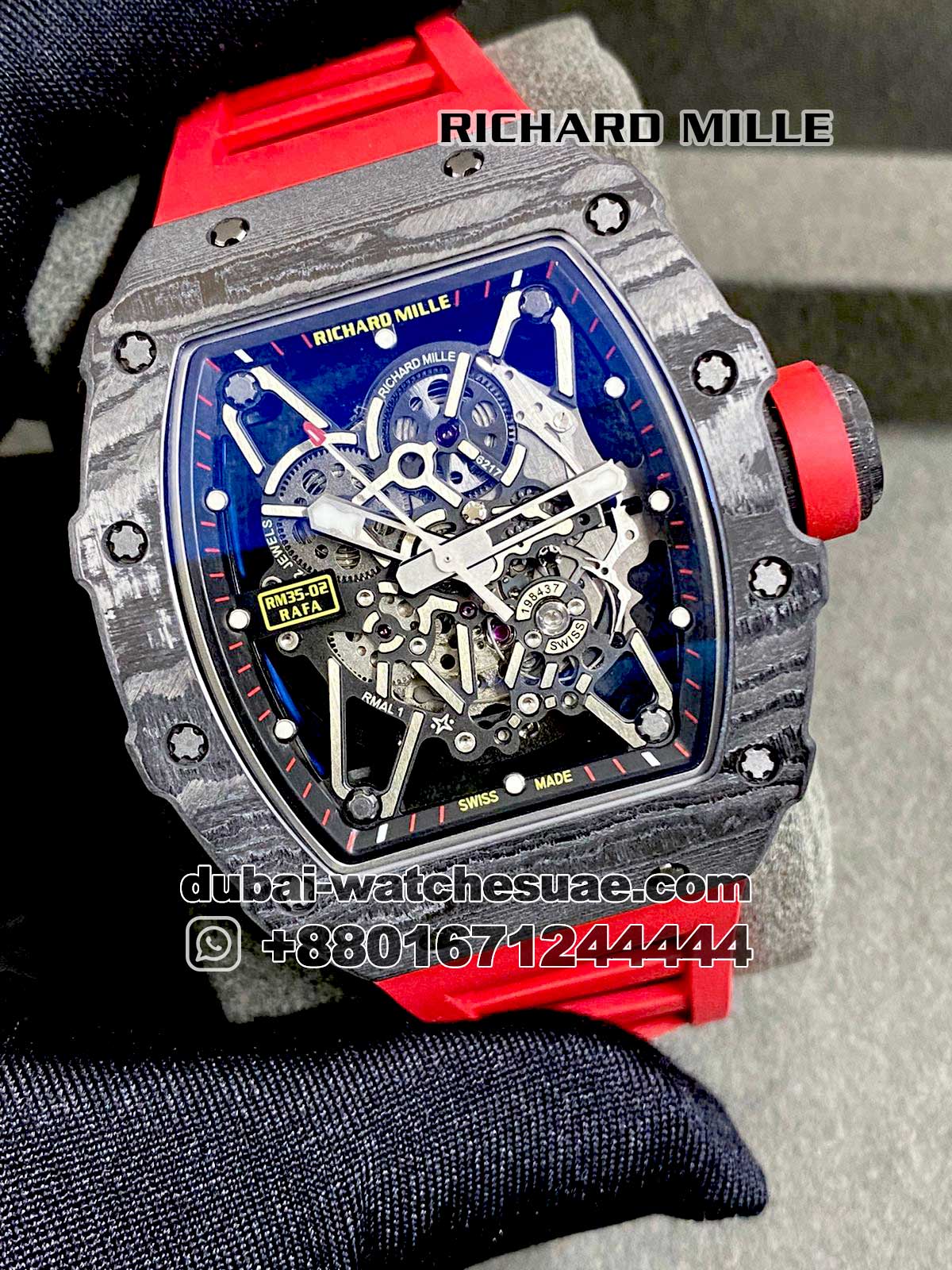 23.jpg Richard Mille 35-02 Rafa Red Strap - Image 1