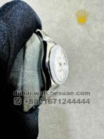 Rolex 31 mm Date White Mother Of Pearl Dial? With Stoned Numeric Stonned? Bezel? Oyster Bracelet Copy - Image 2