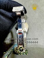 Rolex 31 mm Date Pink? Dial? With Stoned Numeric Flutted? ?Bezel? Jubilee Bracelet Copy - Image 4