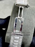 Patek PhilippeFully  Iced Out Date White Dial Iced Bracelet - Image 3