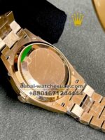 Rolex  Day Date 36 mm  White dial Stoned Numeric Flutted Bezel President Bracelet - Image 4