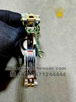 Ladies Rolex 31 MM Date Just Gold dial with gold flutted bezel two tone jubilee - Image 4