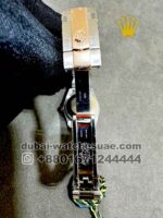 Rolex 31 mm date just Gray Dial Rose Gold Plain Bezel with Two Tone Oyster? ?Bracelet Copy - Image 4