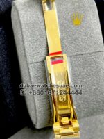 Rolex 31 mm Date Just  ,Green color ,Stoned Bezel and Roman Numerals - Image 4