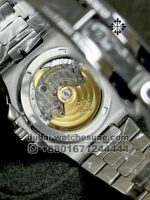 Patek Philippe Nautilus 5711 Steel With Gray Dial and custom Ruby Bezel - Image 4
