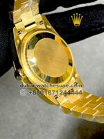 Rolex 31 mm Date Just  ,Green color ,Stoned Bezel and Roman Numerals - Image 5