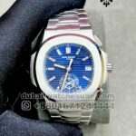 Patek Philippe Nautilus 5980 AR Automatic Chrono Blue Dial With Stainless Steel Bracelet