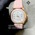 Patek Philippe  Ladies 5072 R Aquanaut Pink Rubber Strap