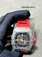 Richard Mille? Rafa RM 35-01 Tourbillon Super Slim?With Red Rubber Strap