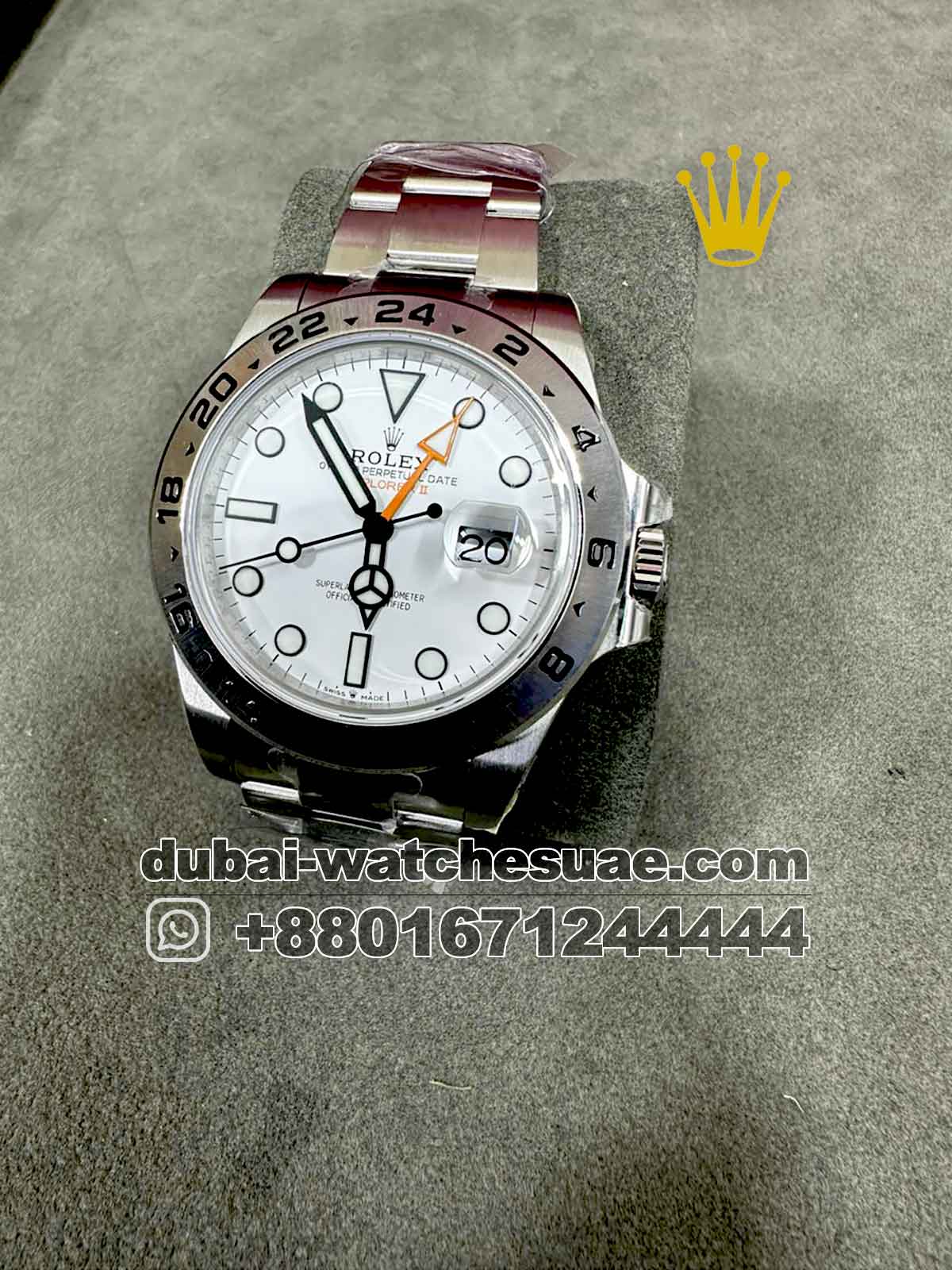 3-a-1-7.jpg Rolex Explorer 2 White copy watch - Image 1