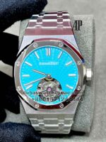 AUDEMARS PIGUET Royal Oak Selfwinding Flying Tourbillon Blue? Dial Stainless Steel?Bracelet