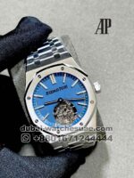 AUDEMARS PIGUET ROYAL OAK TOURBILLON? Blue Dial Stainless Steel Copy