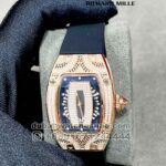 Richard Mille 007 Rose Gold?With Black Rubber Strap
