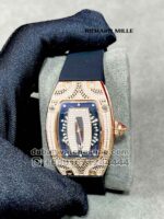 Richard Mille 007 Rose Gold?With Black Rubber Strap
