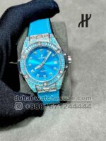 Hublot Big Bang One Click Paraiba White Gold? Diamond 33mm Ref : 465.WX.897T.LR.0919