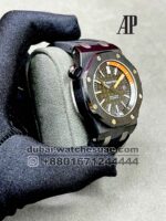 Audemars Piguet Royal Oak Offshore Diver Black Dial With Black Bezel With Black Rubber Strap - Image 2