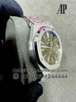 Audemars Piguet Royal Oak 41mm Black Dial Hammered 18k? white Gold? Men's Watch 15410BC.GG.1224BC.01 Black Dial Copy - Image 2