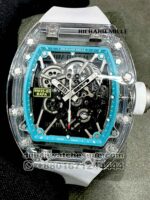 Richard Mille? Rafa RM 35-01 Tourbillon  Blue and White Sapphire Copy - Image 2