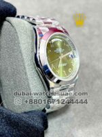 Rolex 40 mm Day date , Green face Rare 228206, Arabic dial,Plain Bezel - Image 2