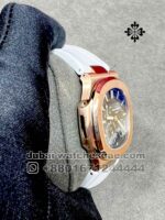 Patek Philippe Nautilus 5712 Black dial With White Rubber Strap - Image 2