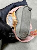 Patek Philippe  Ladies 5072 R Aquanaut Pink Rubber Strap - Image 3