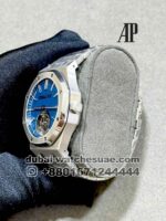 AUDEMARS PIGUET ROYAL OAK TOURBILLON? Blue Dial Stainless Steel Copy - Image 3