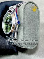 Rolex 40 mm Day date , Green face Rare 228206, Arabic dial,Plain Bezel - Image 3